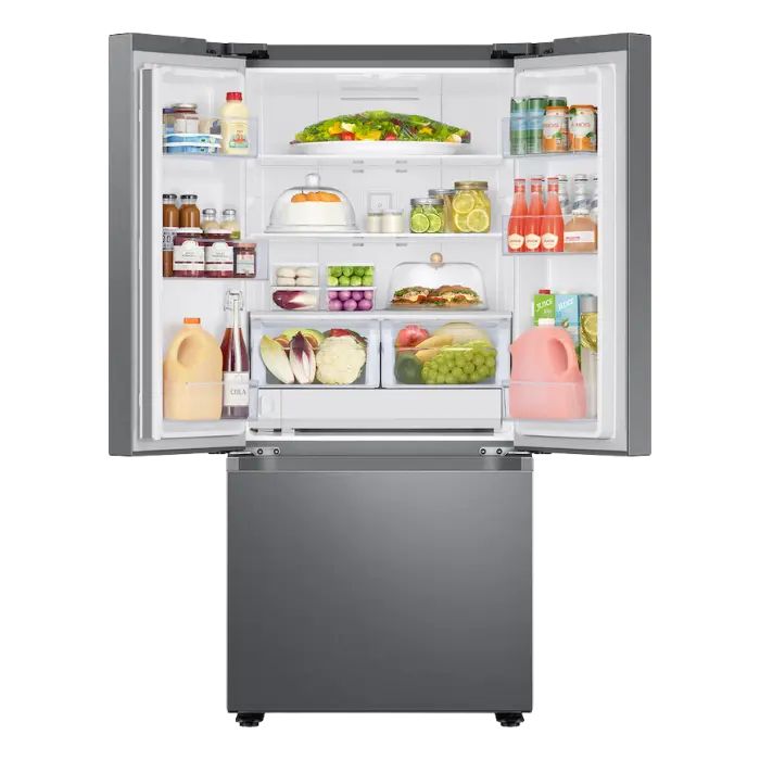 Refrigeradora Samsung 22p³ Dispensador de AguaHielo Plateada RF22A4220S9AP (4).webp