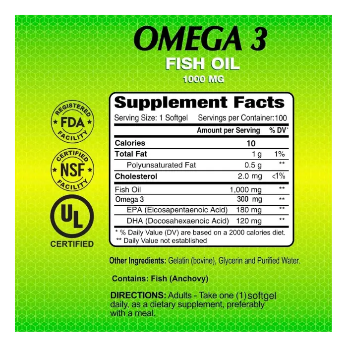 Suplemento Dietético Alfa Vitamins Omega 3 Fish Oil 1000mg 60 Cápsulas Blandas 34-A.webp