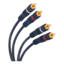 Cable RCA Steren AudioVideo 1.8mts DoradoNegro 254-215 (1).webp