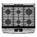 Cocina de Gas Mabe 30″ 6 Quemadores PlateadaNegro EMH7613DTSS0 (4).webp