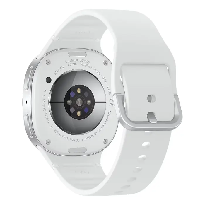 SmartWatch Samsung Galaxy Watch8 40mm Sport Band BlancoPlateado SM-L320NZSALTA (3).webp