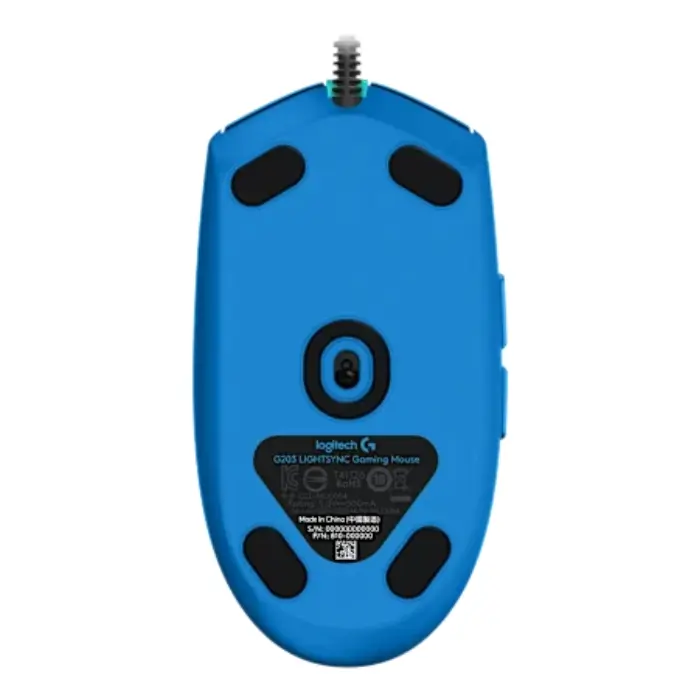 Mouse Logitech G203 LightSync RGB Alámbrico USB-A 8.000DPI Azul 910-005792 (3).webp
