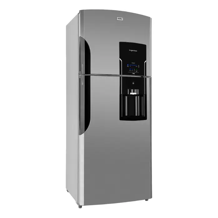 Refrigeradora Automática Mabe 19p³510Lts Dispensador de Agua PlateadaNegro RMS510IBMRX0 (1).webp