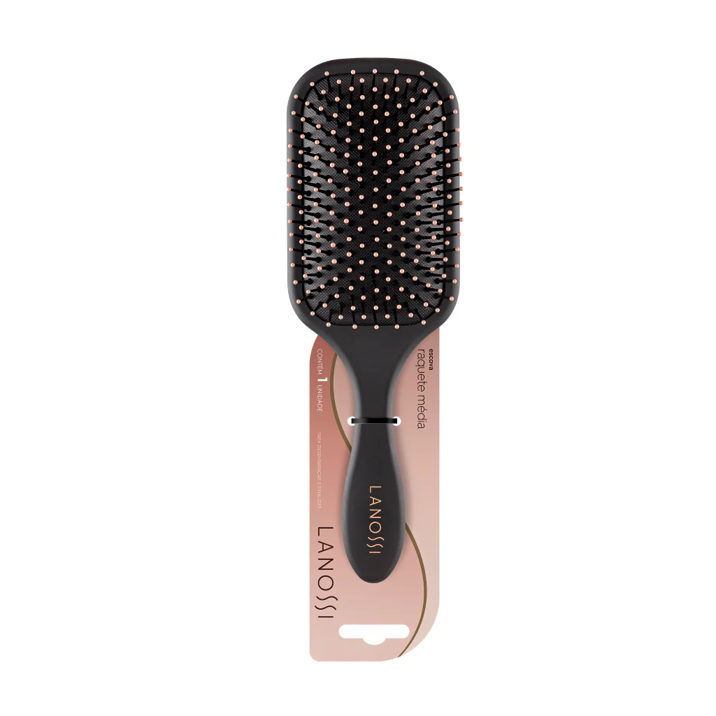 Cepillo de Cabello Lanossi Negro LS0003