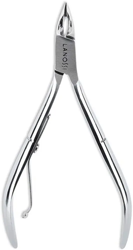 Alicate para Cutículas Lanossi Plateado LS6012