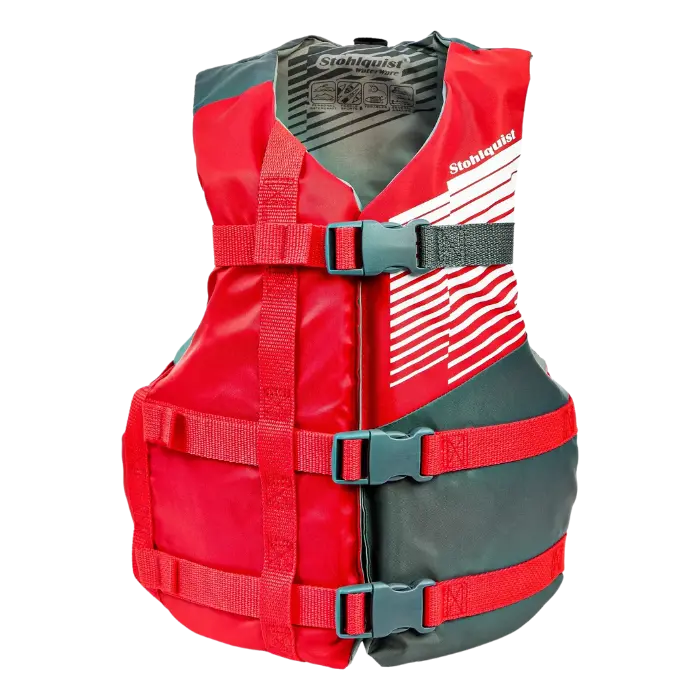 Chaleco Salvavidas Stohlquist Fit Universal Rojo/Gris ACLJFIT-URG