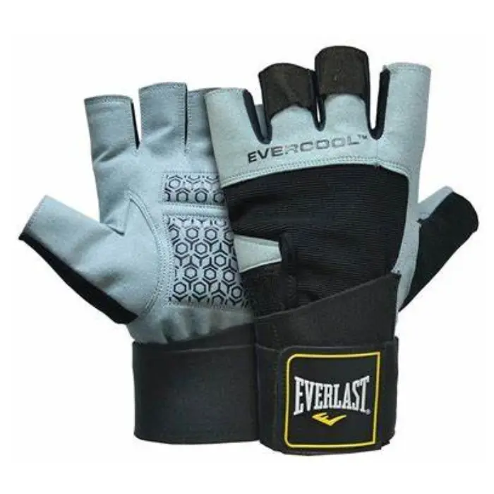 Guante Pesas Everlast Power House II Gris con Negro Talla M EVWG7K9P02-M