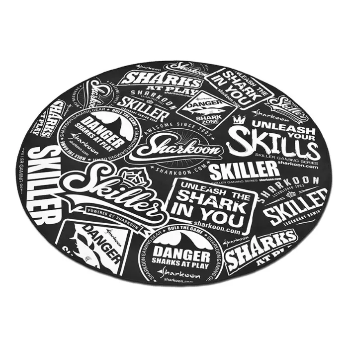 Alfombra para Silla Sharkoon Skiller SFM10 Negra/Blanco 4044951029815