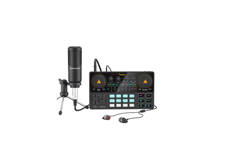INTERFASE DE AUDIO MAONO PARA CONECTAR MICROFONO AU-AM200 S1