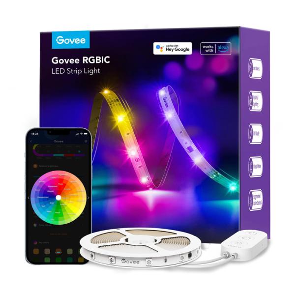 Luces LED Govee Basic LED Strip Lights H618A Wi-Fi + Bluetooth RGBIC