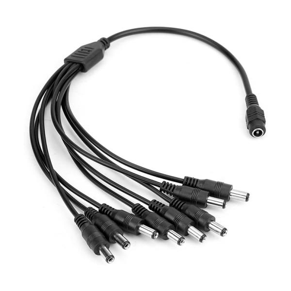 CABLE DC 12V 1 A 8 SALIDAS 5.5 2.1MM FXXDC1T8001C