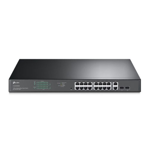 Switch TP Link 18 Puertos Gigabit Easy Smart Con 16 Puertos POE+ TL-SG1218MPE
