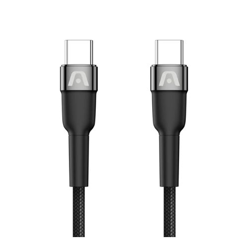 Cable Argom Tipo C A Tipo C 65 W Nylon Trenzado Dura Speed 10FT/3M ARG-CB-0048BK