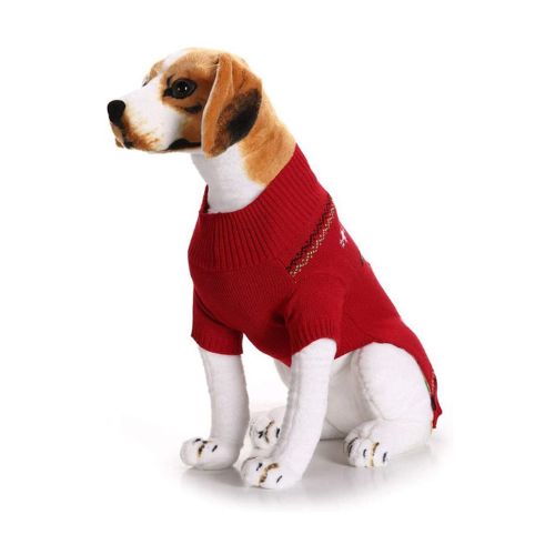 Suéter de Navidad para Mascota La Gotera Rojo M PET002