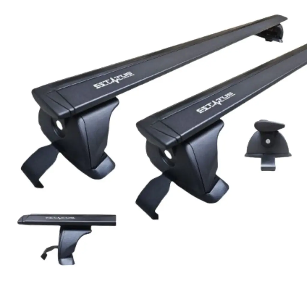 Racks de Carro Status Wingbar RR1210 Techo 135cm 2-Pack Negros RR1210135