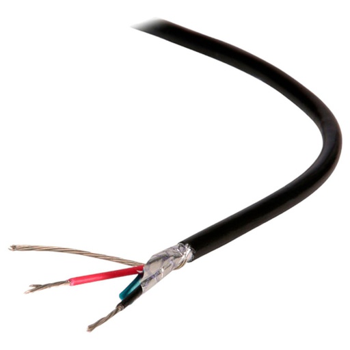 Cable para Micrófonos Audiopipe TMC-2BLK 305mts PVC Flexible Negro