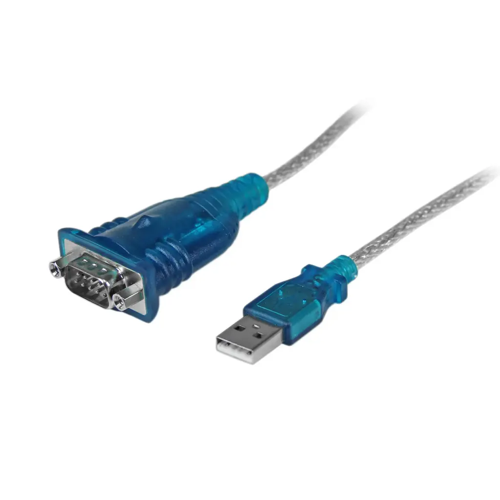 Cable Adaptador Startech USB a Serie RS232 de 1 Puerto Serial DB9 - Macho a Macho - Conversor Compatible con Windows 8 ICUSB232V2