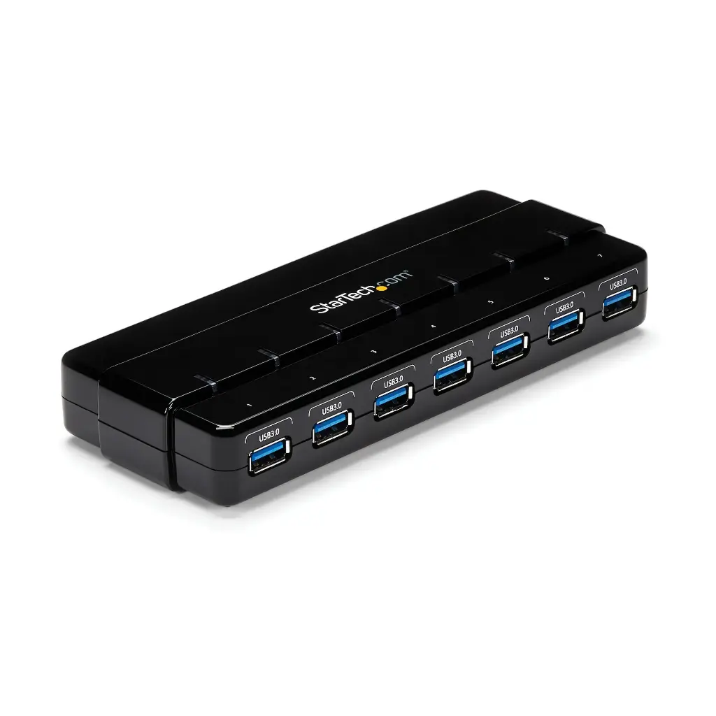 HUB USB 3.0 StarTech.com 7 Puertos 5Gbps Negro ST300USB3B