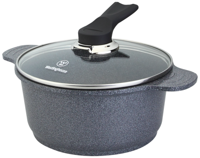 Westinghouse cacerola baja con tapa de vidrio 28 cm hierro fundido WCCC2008L28CMG