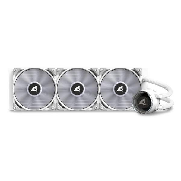ENFRIAMIENTO LIQUIDO SHARKOON S90 WHITE RGB AIO 360MM 4044951038619 NUEVO