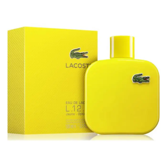 Colonia Lacoste L.12.12 Jaune - Optimistic EDT 100ml Hombre