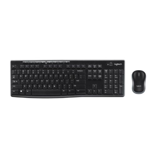 Combo Teclado Y Mouse Inalámbrico Logitech MK270 Negro 920-004536