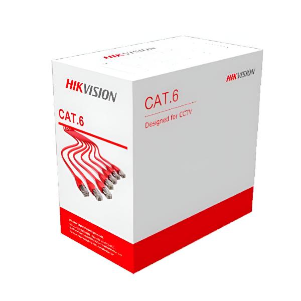 CABLE UTP CAT6 HIKVISION DS-1LN6OUSPE(O-STD) NEGRO 305METROS 307400667