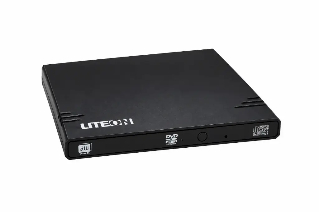 Grabador/Lector CD/DVD LiteOn - Unidad de disco - Negro EBAU108-External