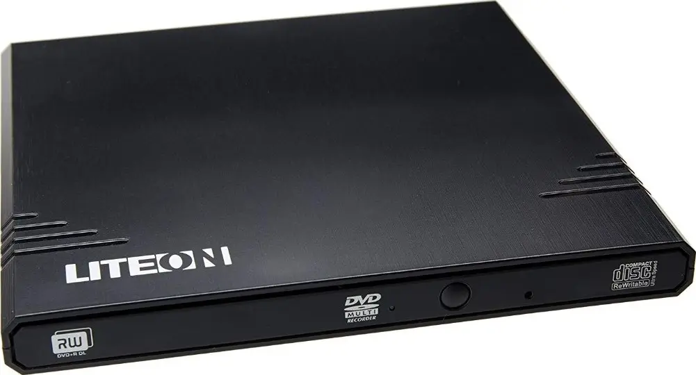 Lector CD/DVD LiteOn - Unidad de disco - Negro EBAU108-External