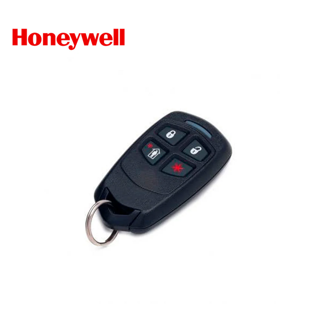 Control Remoto Inalámbrico Honeywell Llavero de 4 Botones LED 5834-4