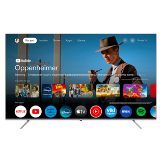 Pantalla JVC ISDBT Smart TV 86″ 4K QLED Google TV Negra LT-86KB738