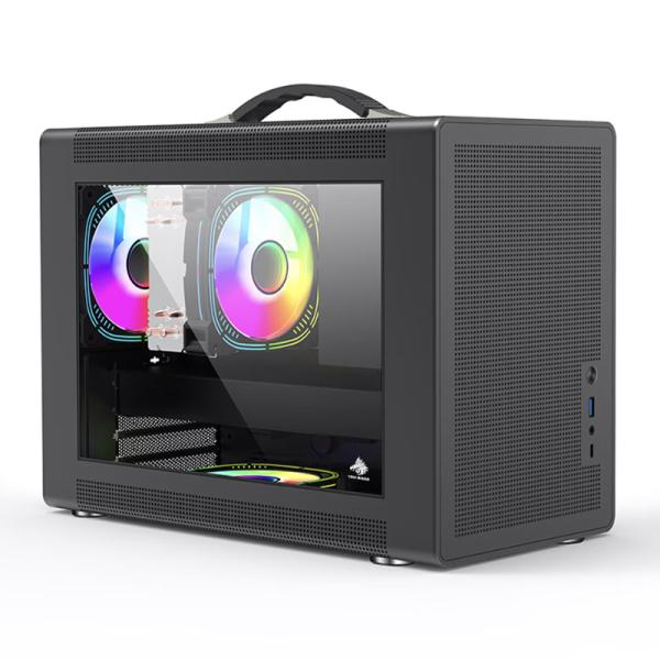 CASE GAMING EAGLE WARRIOR MICRO ATX CG10Z7RA001C FRONTAL MESH VIDRIO TEMPERADO