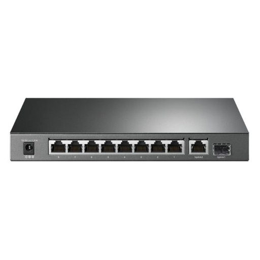 SWITCH TP LINK TL-SG1210P(UN) 9 PUERTOS RJ45 1 PUERTO SFP GIGABIT 10/100/1000 MBPS NO ADMINISTRABLE