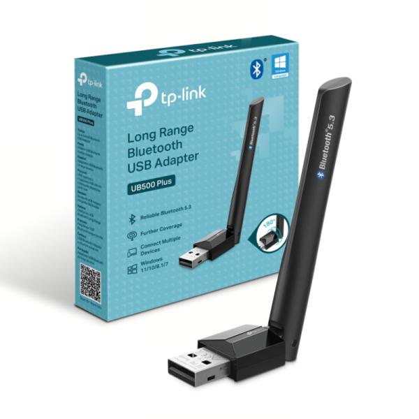 ADAPTADOR BLUETOOTH TP LINK UB500 PLUS(UN) USB BLUETOOTH 5.3 DE LARGO ALCANCE