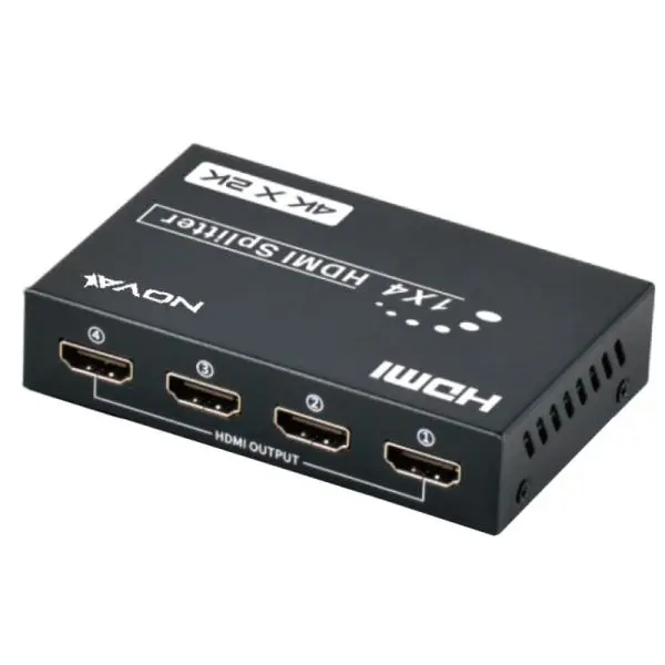 SPLITTER NOVA FAA38214 DE 4 PUERTOS HDMI 4K 30HZ