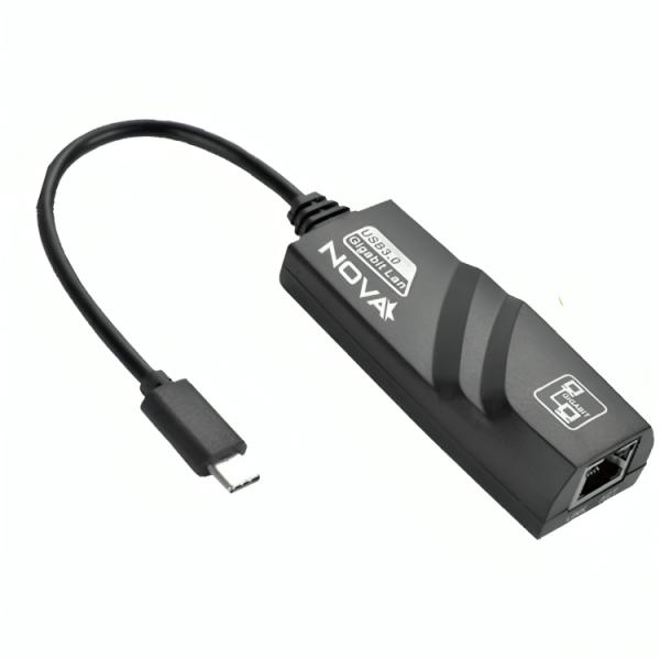ADAPTADOR NOVA FAA302UR USB-C A RJ45 GIGABIT