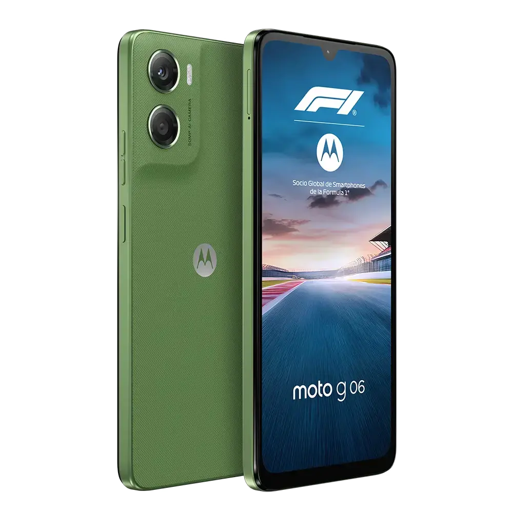 Celular Motorola Moto G06 LTE 256GB 4GB-RAM Tendril Verde XT2535-2