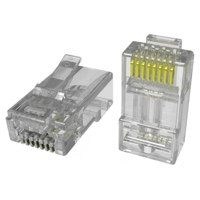 CONECTOR HIKVISION DS-1M6AUA RJ45 CAT6A SIN BLINDAJE 8 PINES / 8 CONDUCTORES