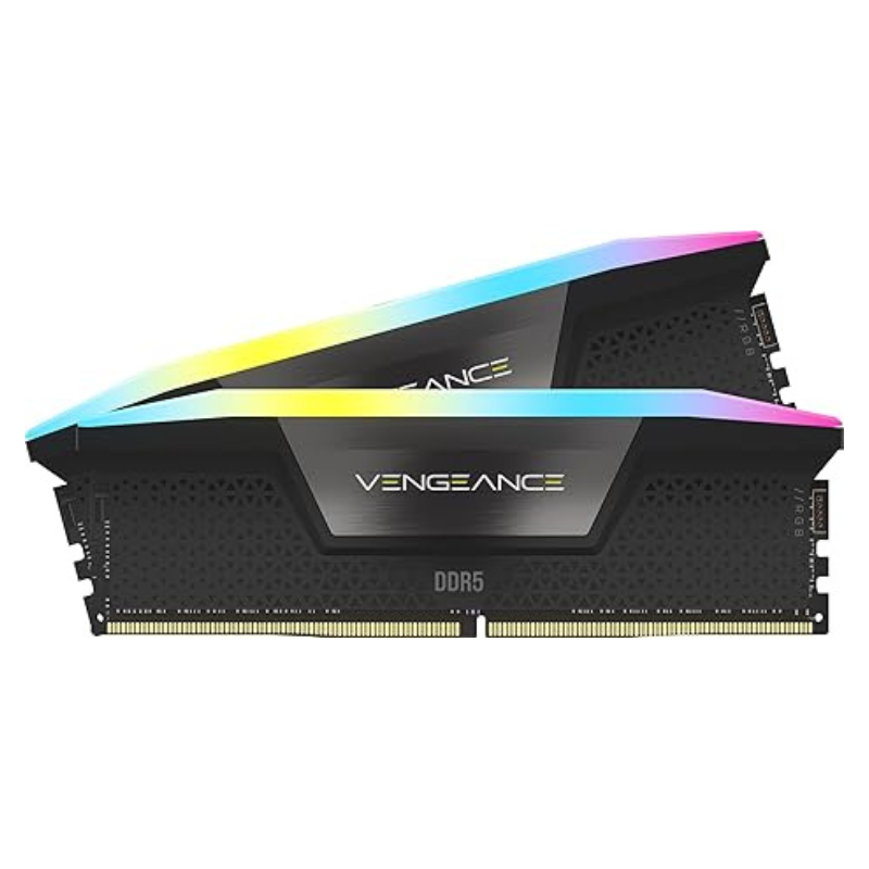 MEMORIA RAM PARA PC CORSAIR VENGEANCE RGB 16GB (2X8GB) DDR5 5200 MHZ CMH16GX5M2B5200C40