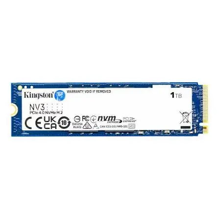 Kingston - Internal hard drive - 1 TB - Solid state drive - NV3 M.2 2280 NVMe SSD SNV3S/1000G
