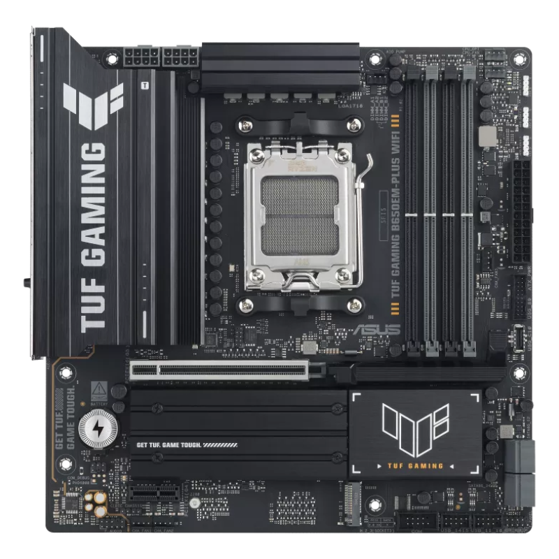 TARJETA MADRE ASUS TUF GAMING B650EM-PLUS WIFI AM5 MICRO-ATX DDR5 90MB1LU0-M0EAY0