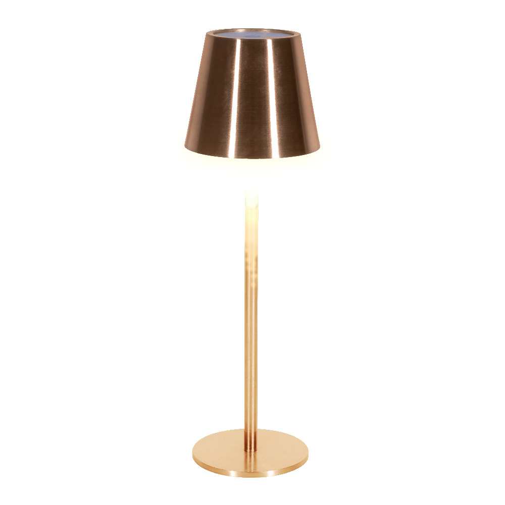 Lámpara de Mesa LED oro rosa