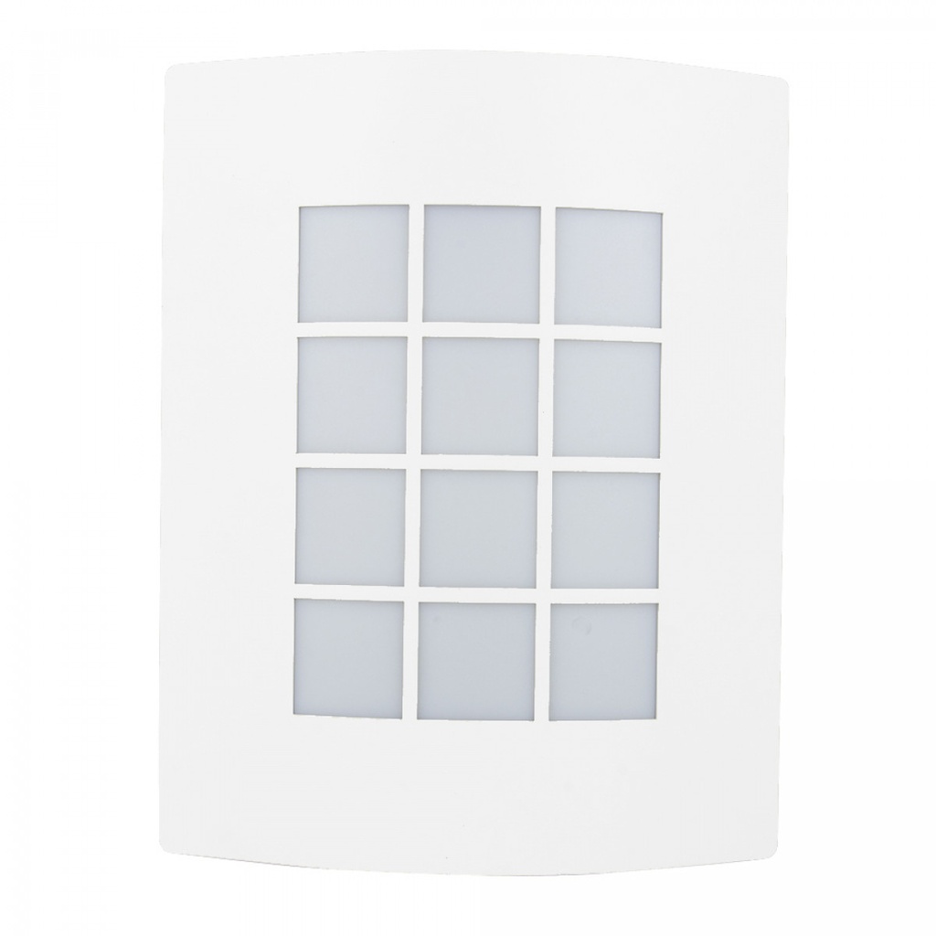 ARBOTANTE VENTANAS CUADRADAS ACERO, BLANCO. E26