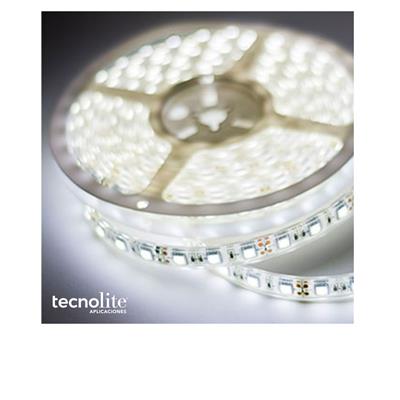 Manguera plana de Led's adherible Luz día 5m 12V IP68 req controlador