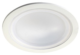EMPOTRADO FIJO DE LEDS REDONDO, 10W, 3000K