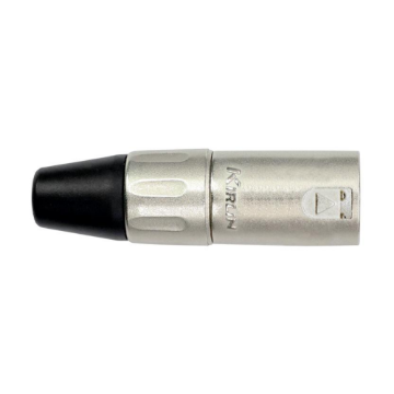 KIRLIN 3213 X1P CONECTOR XLR MACHO PLATEADO 3213X1P