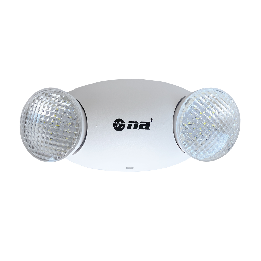 LAMPARA DE EMERGENCIA LED 0.2W CON 2 REFLECTORES 2.4 W 120/277V AC60 Hz AT-8536UL NIPPON AT-8536UL