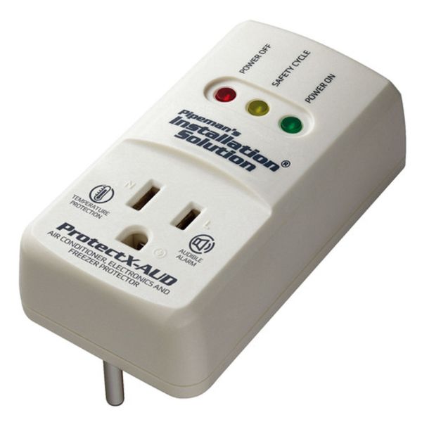 PROTECTOR DE PICOS 1 TOMA 1650W AC/REFRIGERADORA/LAVADORA CON ALARMA PROTECTX-AUD NIPPON PROTECTX-AUD