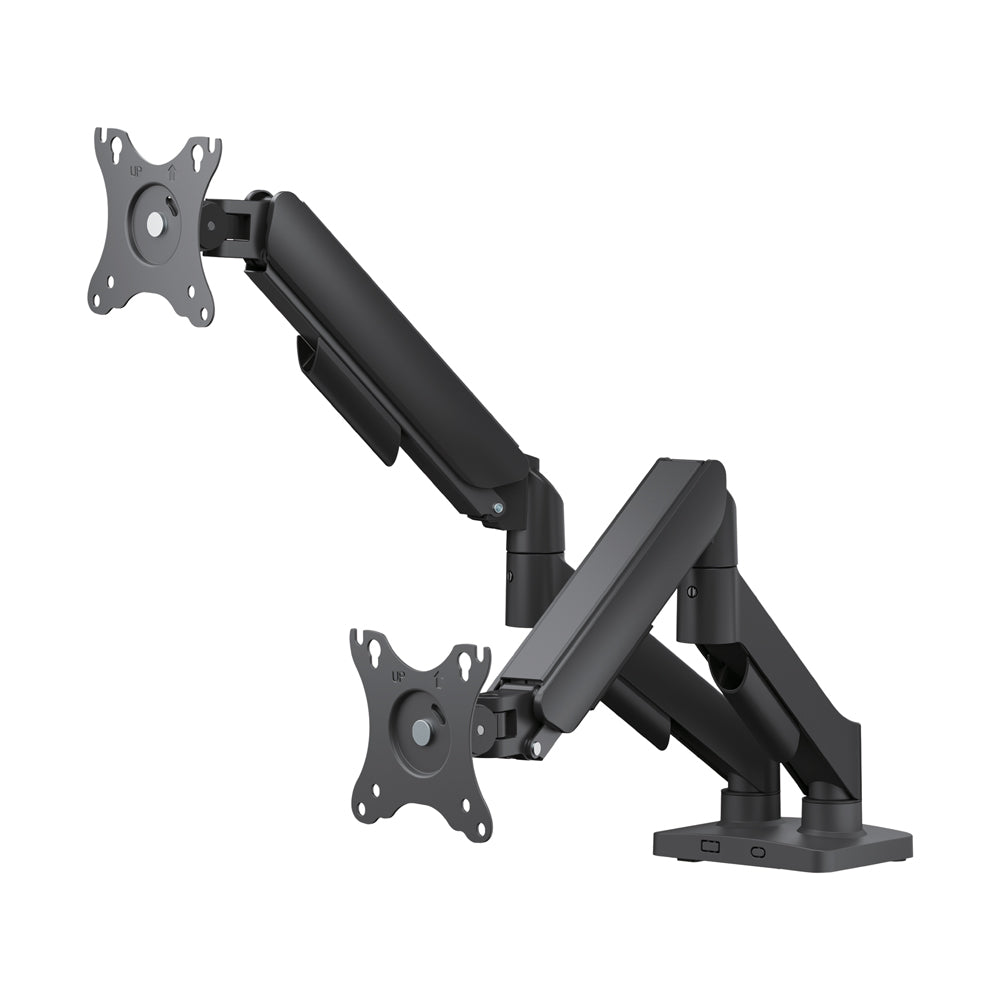 ARGOM ARG-BR-1615 DUAL MONITOR 17"-32"DESK MOUNT/CLAMP & GROOMET ARG-BR-1615