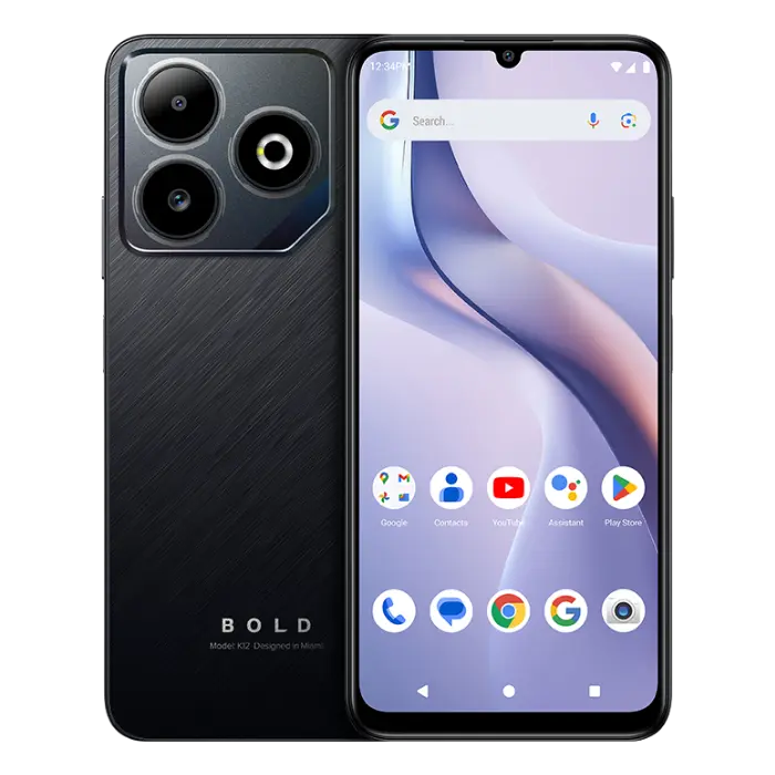 Celular Blu K12 LTE 128GB 4GB-RAM Negro K0230WWBLK